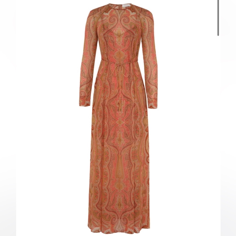 Zimmermann Tranquility Dress in Paisley Print